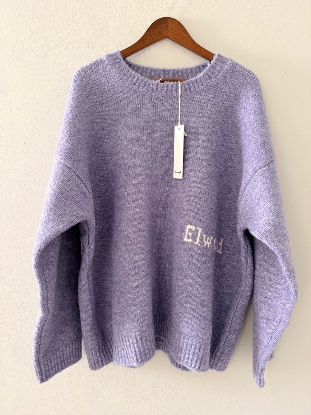 Men's Elwood Lavender Wool Blend Sweater XL